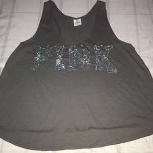 PINK tank tops and sweatshirts